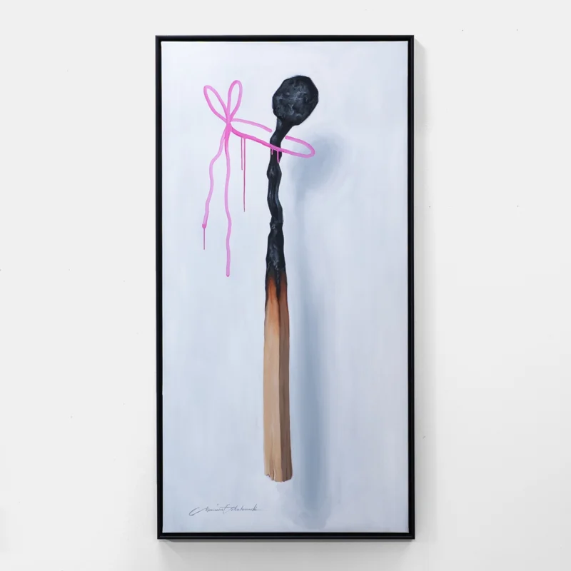 Zündholz mit Schleife