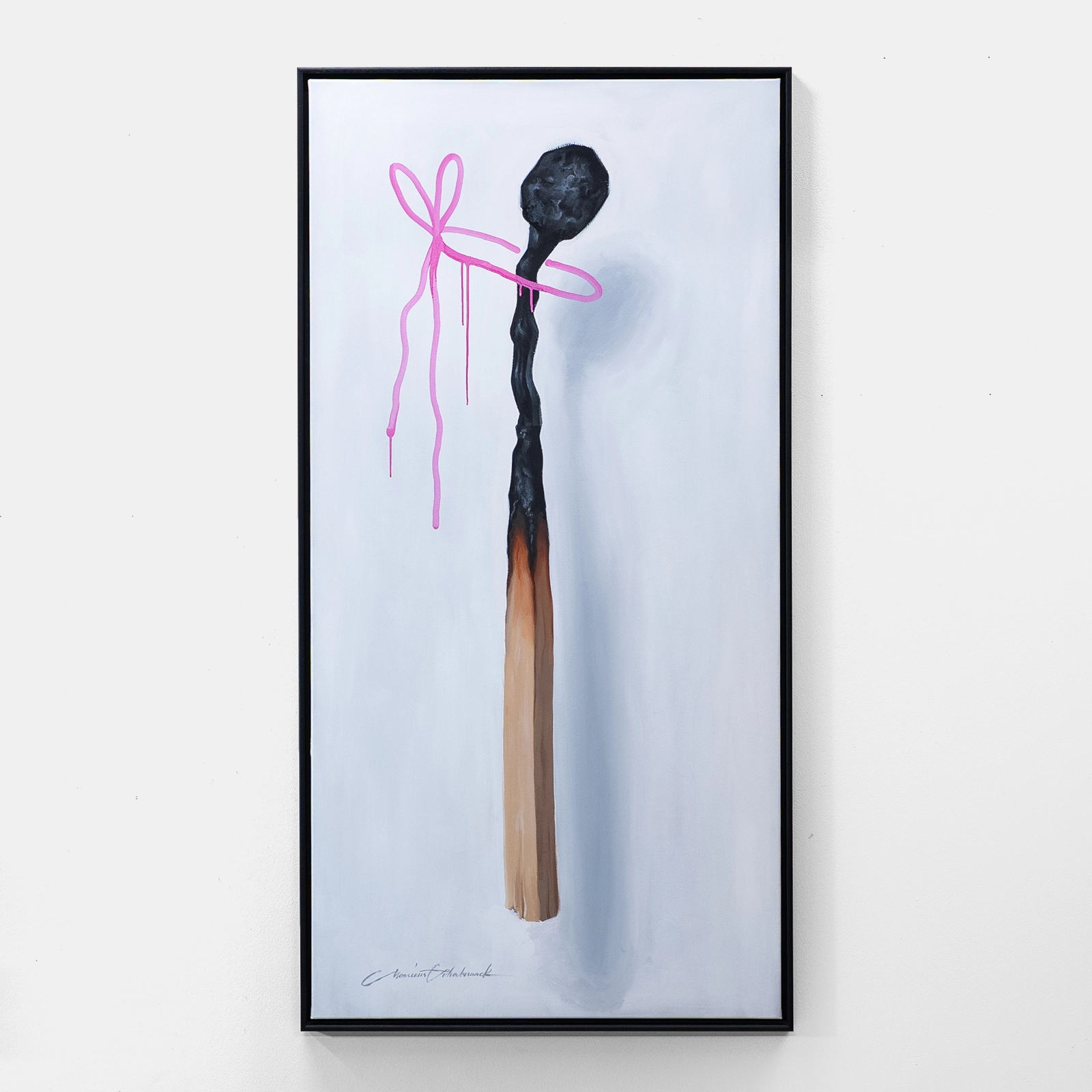 Zündholz mit Schleife